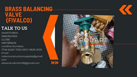 Balancing Valve, Commercial & Industrial, Construction & Building Materials on Carousell