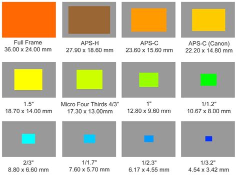 Camera sensor size: Why does it matter and exactly how big are they?