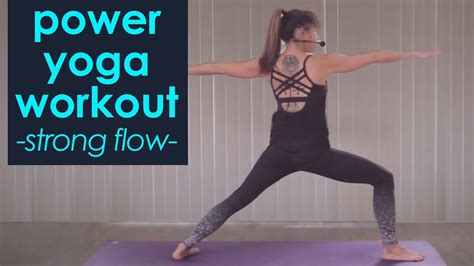 Power Yoga Workout ~ Strong Flow - YouTube