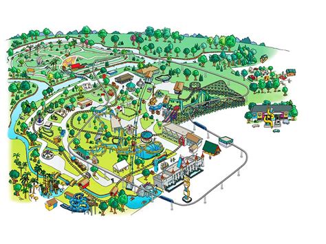 Dutch Wonderland Map - Park Map in PA| Dutch Wonderland