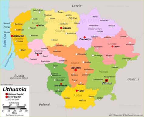 Lithuania Map | Detailed Maps of Lithuania