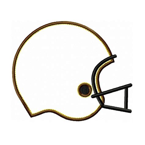 American Football Helmet Stencil - ClipArt Best