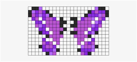 3d Purple Butterfly Perler Bead Pattern / Bead Sprite - Perler Beads ...