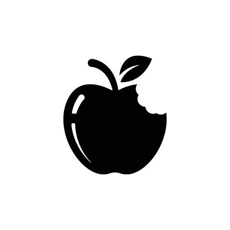 apple icon vector 25782750 Vector Art at Vecteezy