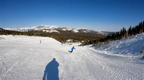 Mammoth Mountain Snow Report with the Snowman