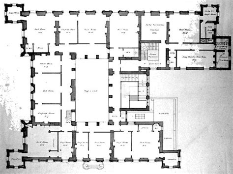 floor plan of highclere castle - Google Search Highclere Castle Interior, Highclere Castle Floor ...