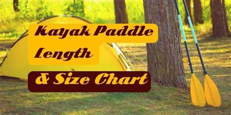 The Ultimate Guide To Kayak Paddle Size With Chart | PyeNye