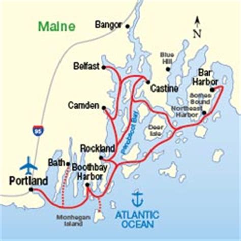 maine-coast-and-harbors-cruise-map – SobreCruceros