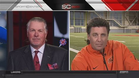 Barry Melrose interviewing Mike Gundy "Mullet to Mullet" was ...