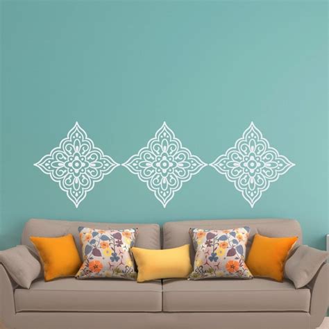 Pattern Vinyl Wall Decal Wall Decals Living Room Wall Decals - Etsy