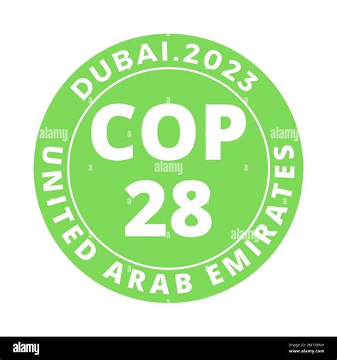 COP 28 in Dubai United Arab Emirates symbol icon Stock Photo - Alamy