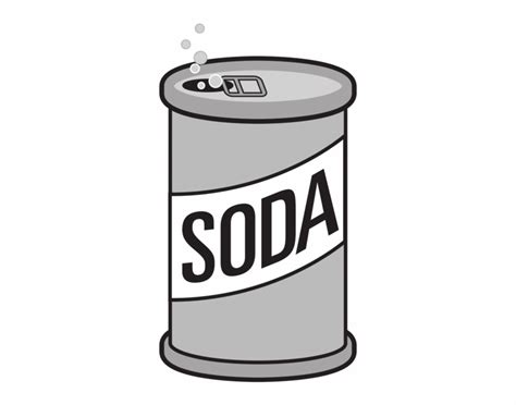 Free Soda Can Clipart Black And White, Download Free Soda Can Clipart Black And White png images ...