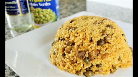 Arroz Con Gandules de Puerto Rico – Receta Facil y Deliciosa - YouTube