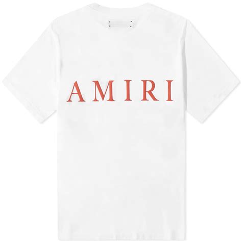 AMIRI Ma Logo T-Shirt White & Red | END. (HK)