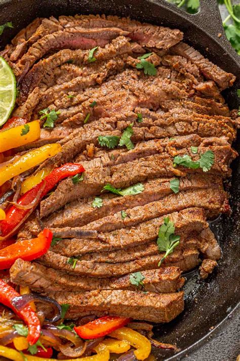 Beef Fajitas Recipe (Steak Fajitas) - Valentina's Corner