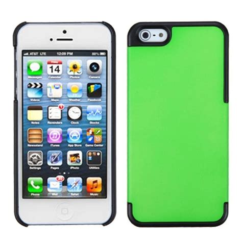 Insten Rubberized Dark Green/Rubberized Black MyDual Back Case for ...