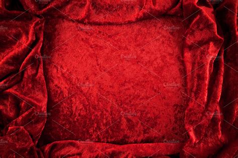 Red Velvet Background w/copy space | High-Quality Abstract Stock Photos ~ Creative Market