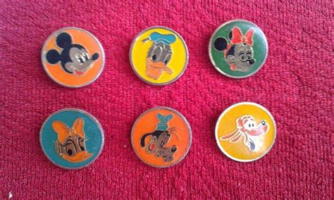 VINTAGE PINS PARADISE: DISNEY VINTAGE PINS COLLECTION OF 6 RARE ...