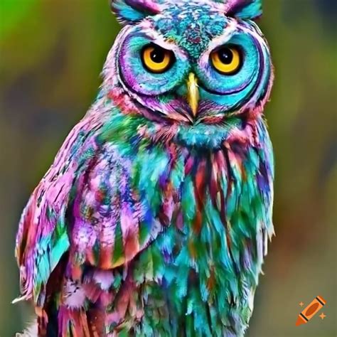 Colorful owl