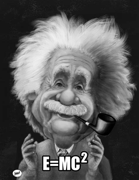 Albert Einstein by Laurento Jovito Fua | Caricature, Funny caricatures ...