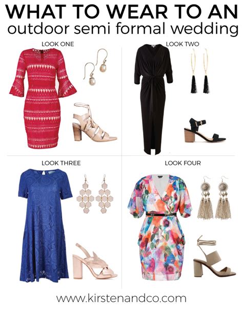 What to wear to an outdoor semi formal wedding - Kirsten and co