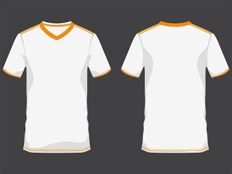 Premium Vector | T-shirt mockup vector design