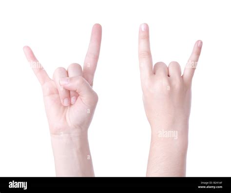 Hook em horns sign Cut Out Stock Images & Pictures - Alamy