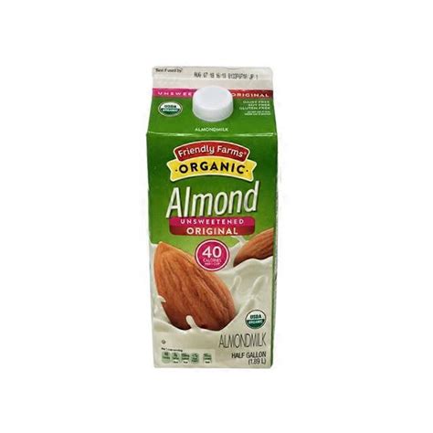 Simply Nature Organic Original Unsweetened Almondmilk (64 fl oz) from ALDI - Instacart