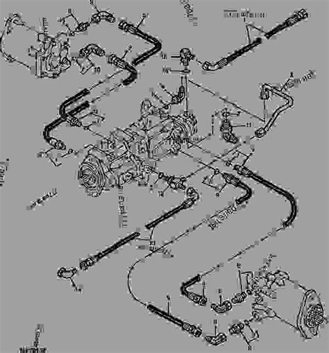 HYDRAULIC PUMP LINES AND FITTINGS - LOADER, SKID-STEER John Deere 6675 - LOADER, SKID-STEER ...