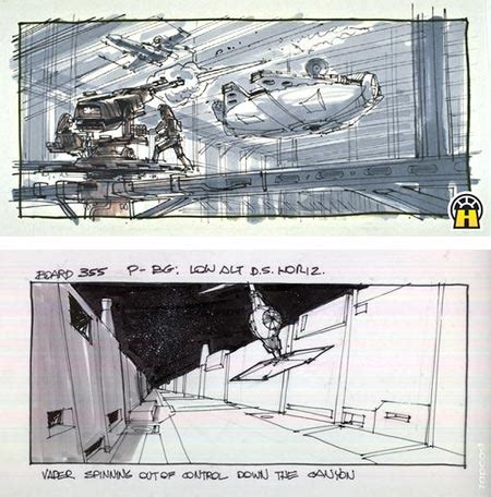 Early Star Wars Storyboards – Lines and Colors