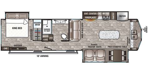 2020 Forest River Cedar Creek Cottage 40CFK2 Destination Trailer Specs