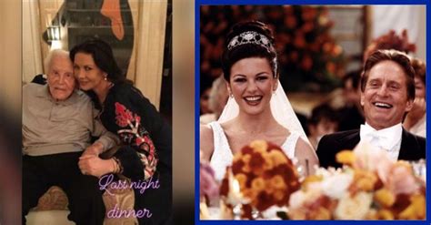 Catherine Zeta-Jones Shares Rare Photo With Kirk Douglas On Birthday