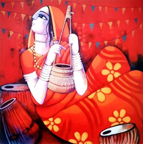 Buy Painting Baul Artwork No 13399 by Indian Artist Sekhar Roy