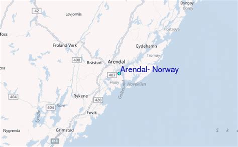 Arendal, Norway Tide Station Location Guide