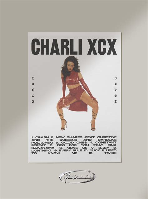 Charli XCX Poster Crash Album Poster Crash Poster Charli - Etsy