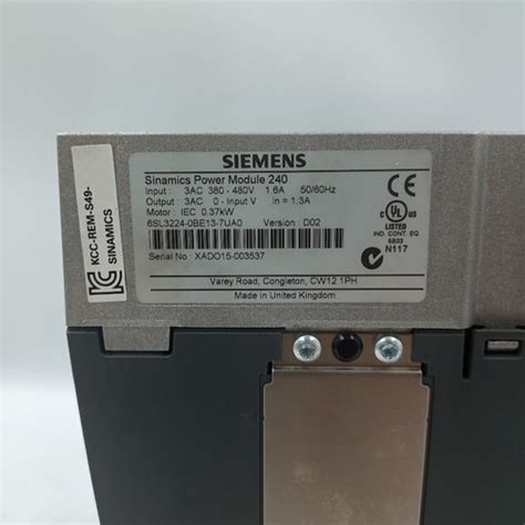 Módulo Siemens Sinamics CU240E-2 6SL3244-0BB12-1FA0 em Promoção ...