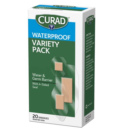 Waterproof Bandages, Assorted Sizes, 20 count | Curad Bandages Official Site