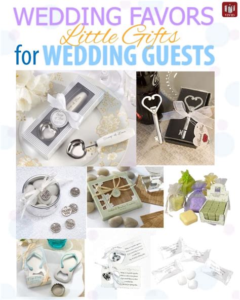 Little Gifts for Wedding Guests | Wedding Favors - Vivid's Gift Ideas