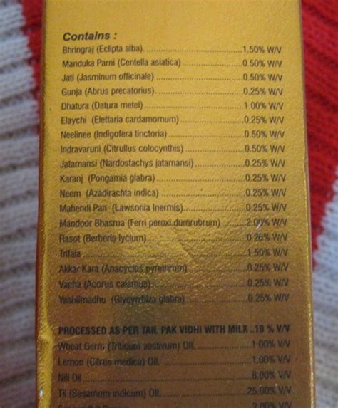 Update more than 66 sesa hair oil ingredients - in.eteachers