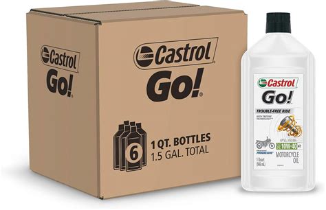 Castrol Go! Motorcycle Oil, 1 Liter, Pack of - Walmart.com