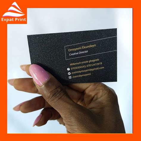 Business Cards Printing (Frost - Sand Texture Finish) - Expat Print