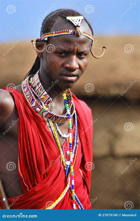 African People from Masai Tribe Editorial Image - Image of male ...