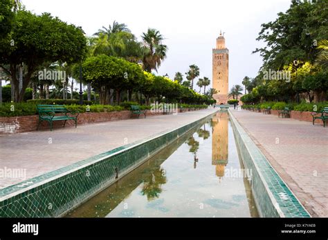 One of most popular landmarks of Morocco. Marrakech, Marrakech-Safi ...