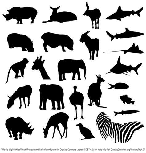 Free Vector Pack - Safari and Zoo Animals