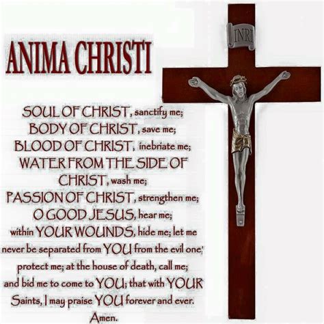 Anima Christi | Inspirational prayers, Anima christi, Personal prayer