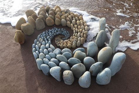 Stunning Beach Stone Arranging Art by Jon Foreman - Design Swan