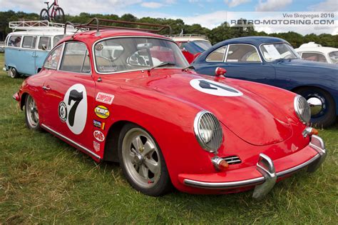 Red Porsche 356 Coupe ONW275B Viva SkegVegas 2016 : Retro-Motoring