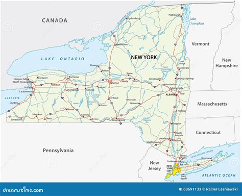 Map Of Lawrence In Pennsylvania Vector Illustration | CartoonDealer.com ...