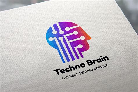 Techno Brain Logo | Branding & Logo Templates ~ Creative Market