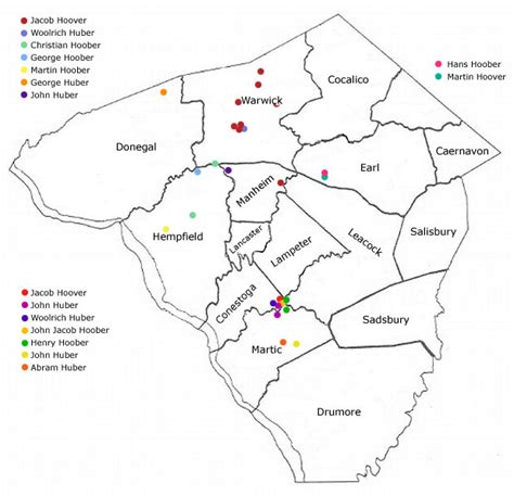 Lancaster County Municipality Map - Carina Vivienne